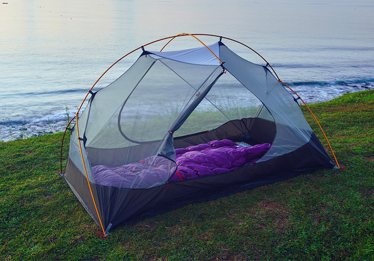 Cheap Goat Tents 3F UL GEAR 2 Person 4 Season 15D Camping Tent Outdoor Ultralight Hiking Backpacking Hunting Waterproof Tents Waterproof Coating Tents 